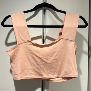 Pink crop top
